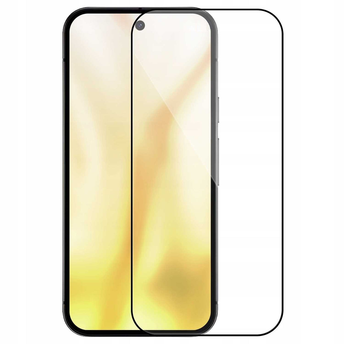 Tempered Glass Google Pixel 9a Spacecase Full Cover Glass Full Face Αντιχαρακτικό Γυαλί Προστασίας Οθόνης - Black (5905719118