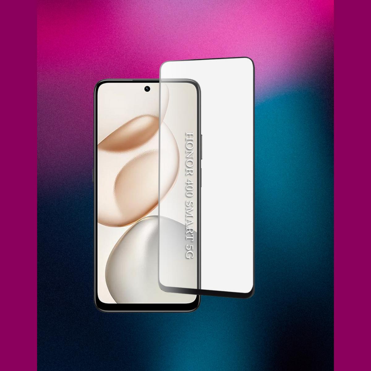 Tempered Glass Honor 400 Smart 5G/400 Smart 4G/200 Smart/90 Smart/X7d 4G/X7b 4G/X7b 5G/X7c Techsuit ESD Glass Full Face Αντιχ