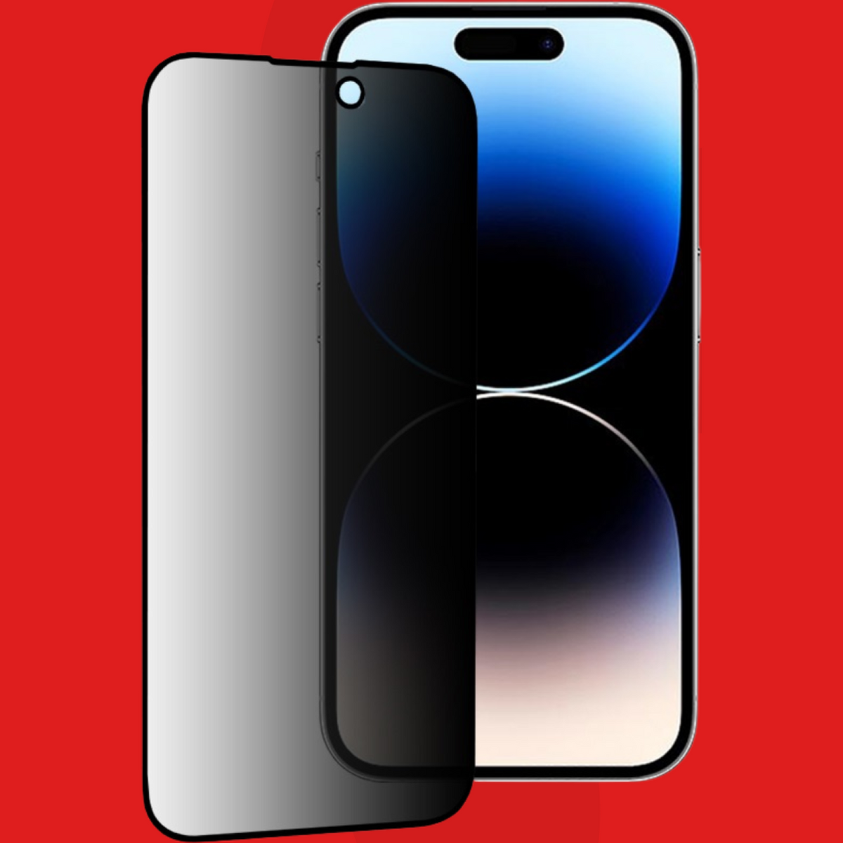 Tempered Glass iPhone 14 Pro Techsuit 111D Privacy Full Glue Full Face Αντιχαρακτικό Γυαλί Προστασίας Απορρήτου Οθόνης - Blac