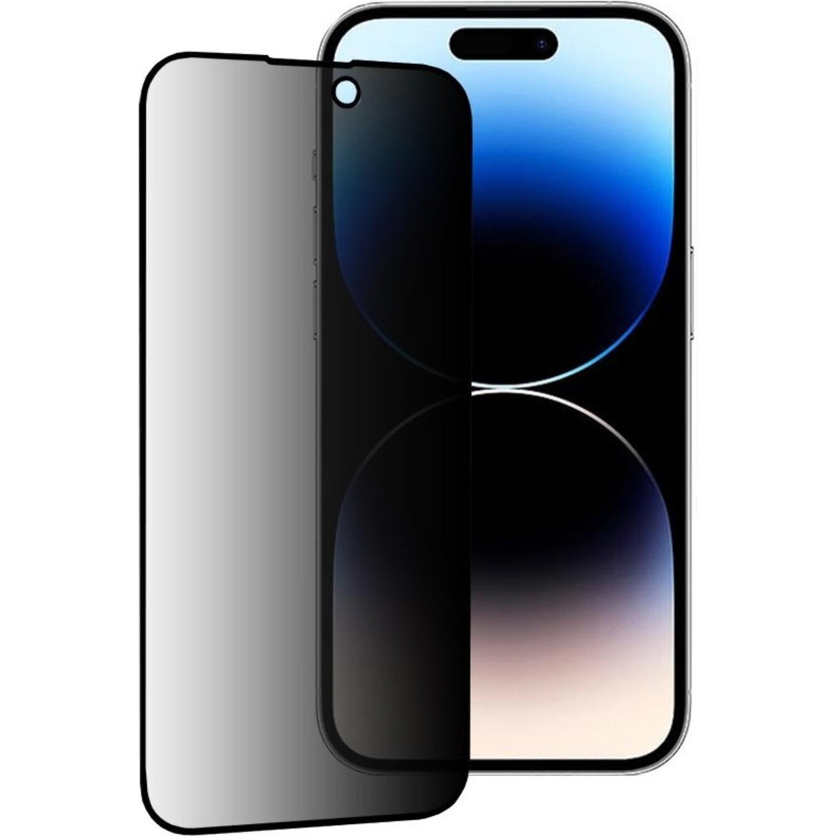 Tempered Glass iPhone 14 Pro Techsuit 111D Privacy Full Glue Full Face Αντιχαρακτικό Γυαλί Προστασίας Απορρήτου Οθόνης - Blac