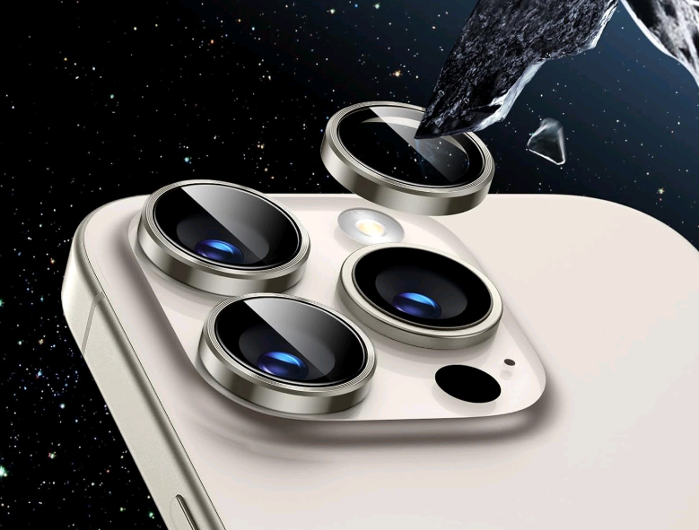 Tempered Glass iPhone 15 Pro / 15 Pro Max Spacecase QuickFit Camera Glass Αντιχαρακτικό Γυαλί Προστασίας για Φακό Κάμερας 2 Τ