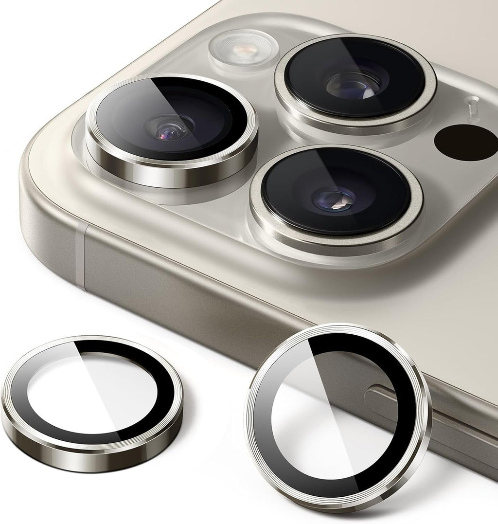 Tempered Glass iPhone 15 Pro / 15 Pro Max Spacecase QuickFit Camera Glass Αντιχαρακτικό Γυαλί Προστασίας για Φακό Κάμερας 2 Τ