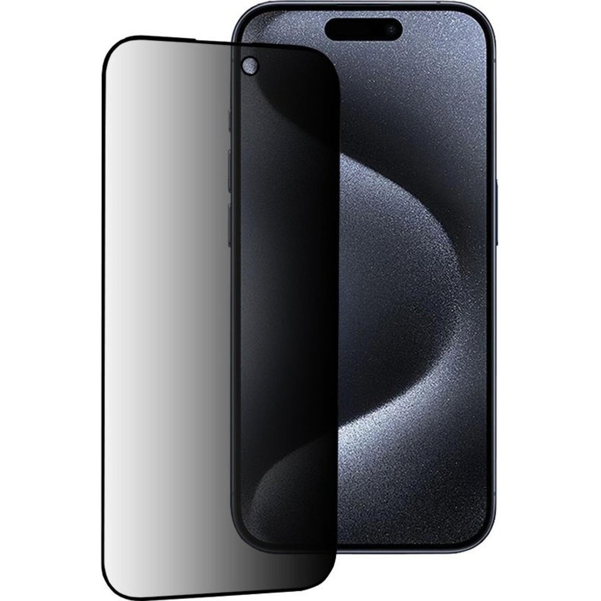 Tempered Glass iPhone 15 Pro Techsuit 111D Privacy Full Glue Full Face Αντιχαρακτικό Γυαλί Προστασίας Απορρήτου Οθόνης - Blac