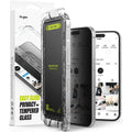 Tempered Glass iPhone 16 / 15 Ringke Easy Slide Privacy Full Face Αντιχαρακτικό Γυαλί Προστασίας Απορρήτου Οθόνης 2 Τεμάχια -