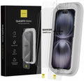 Tempered Glass iPhone 16 / 15 Spacecase QuickFit Glass Αντιχαρακτικό Γυαλί Προστασίας Οθόνης με Απλικατέρ QuickFit 2 Τεμάχια 