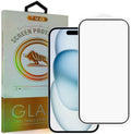 Tempered Glass iPhone 16 Plus T-Max Premium Full Glue Αντιχαρακτικό Γυαλί Προστασίας Οθόνης - Black (5206015079641)