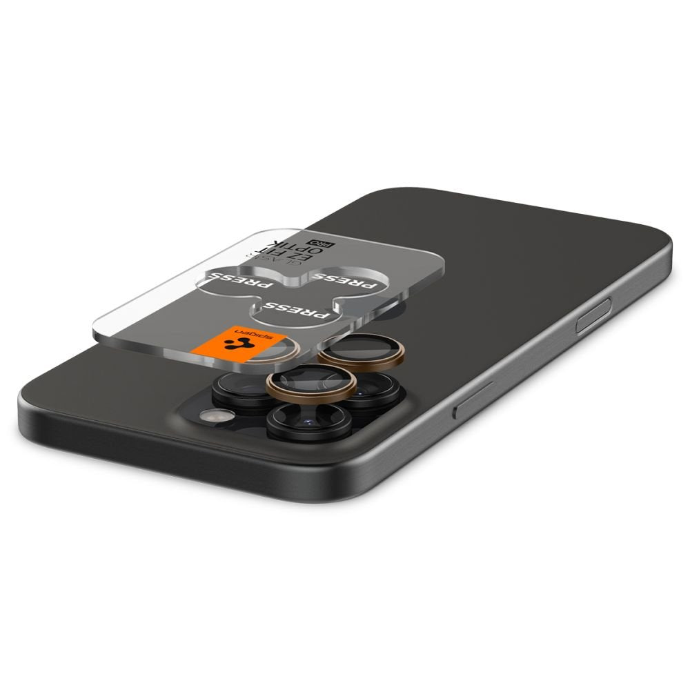Tempered Glass iPhone 16 Pro / 16 Pro Max Spigen GLAS.tR EZ Fit OPTIK Pro Camera Lens Protector Αντιχαρακτικό Γυαλί Προστασία
