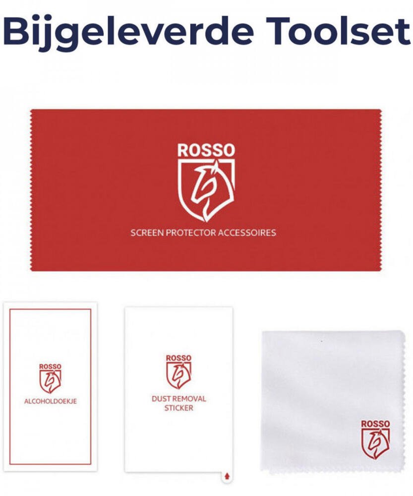 Tempered Glass iPhone 16 Pro Max Rosso Anti-Blue Light FullFace Αντιχαρακτικό Γυαλί Προστασίας Οθόνης - Black (8719246461019)