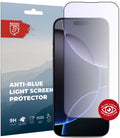 Tempered Glass iPhone 16 Pro Max Rosso Anti-Blue Light FullFace Αντιχαρακτικό Γυαλί Προστασίας Οθόνης - Black (8719246461019)