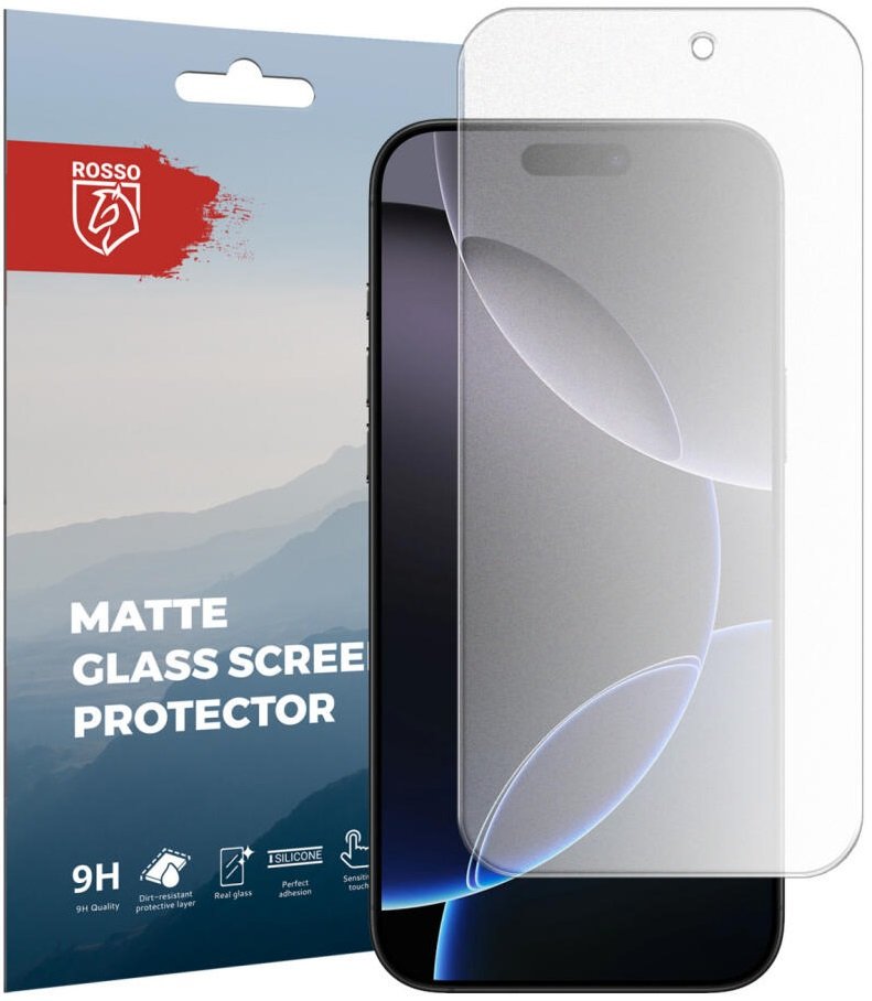 Tempered Glass iPhone 16 Pro Max Rosso Matte Glass Ματ Αντιχαρακτικό Γυαλί Προστασίας Οθόνης - Clear (8719246461057)