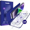 Tempered Glass iPhone 17e / 16e / 14 / 13 / 13 Pro Buddi Easy Fit Full Face Αντιχαρακτικό Γυαλί Προστασίας Οθόνης 2 Τεμάχια -