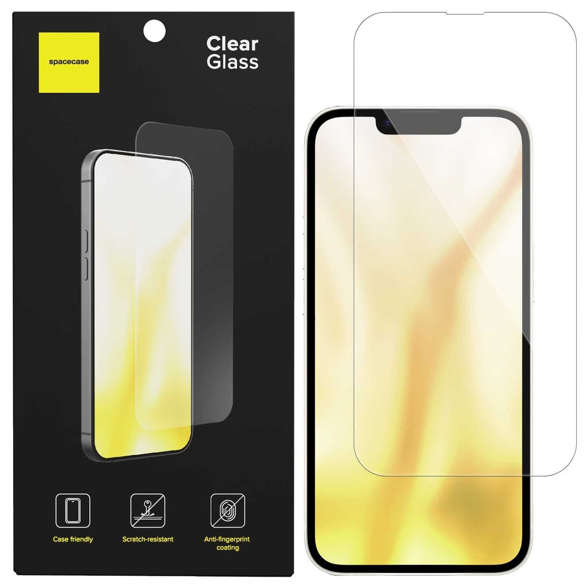Tempered Glass iPhone 17e / 16e / 14 / 13 / 13 Pro Spacecase Glass 2.5D Αντιχαρακτικό Γυαλί Προστασίας Οθόνης - Clear (590571