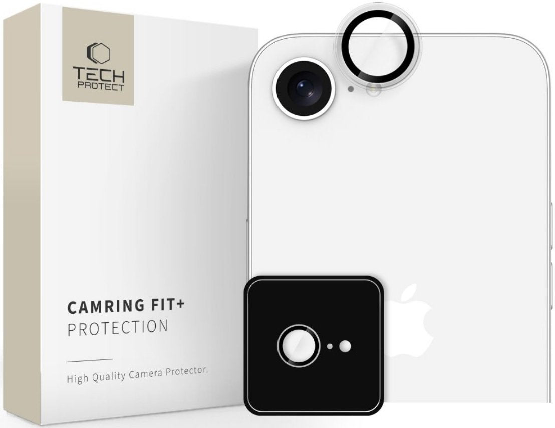 Tempered Glass iPhone 17e / 16e Tech-Protect Camring Fit+ Αντιχαρακτικό Γυαλί Προστασίας για Φακό Κάμερας - Clear (5906302360