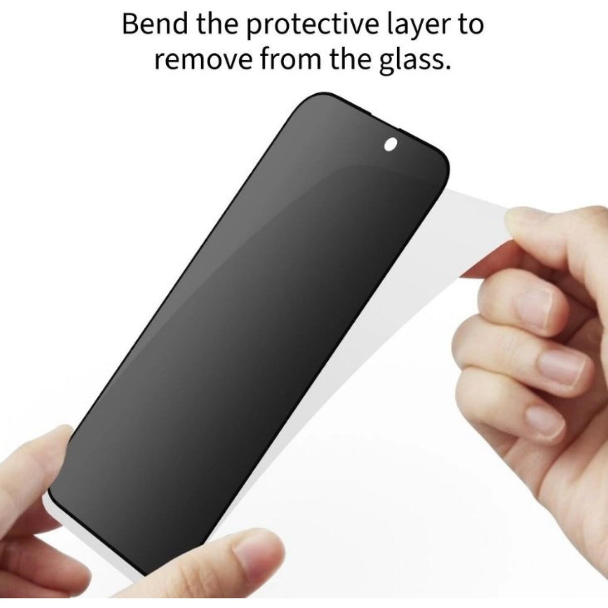Tempered Glass iPhone Air Tech-Protect Glass Spy+ Privacy Full Face Αντιχαρακτικό Γυαλί Προστασίας Απορρήτου Οθόνης 2 Τεμάχια