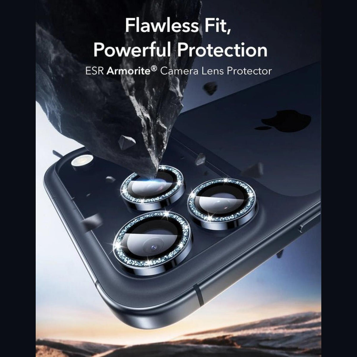 Tempered Glass iPhone 17 Pro / 17 Pro Max / 16 Pro / 16 Pro Max / 15 Pro / 15 Pro Max / 14 Pro / 14 Pro Max ESR Armorite Came