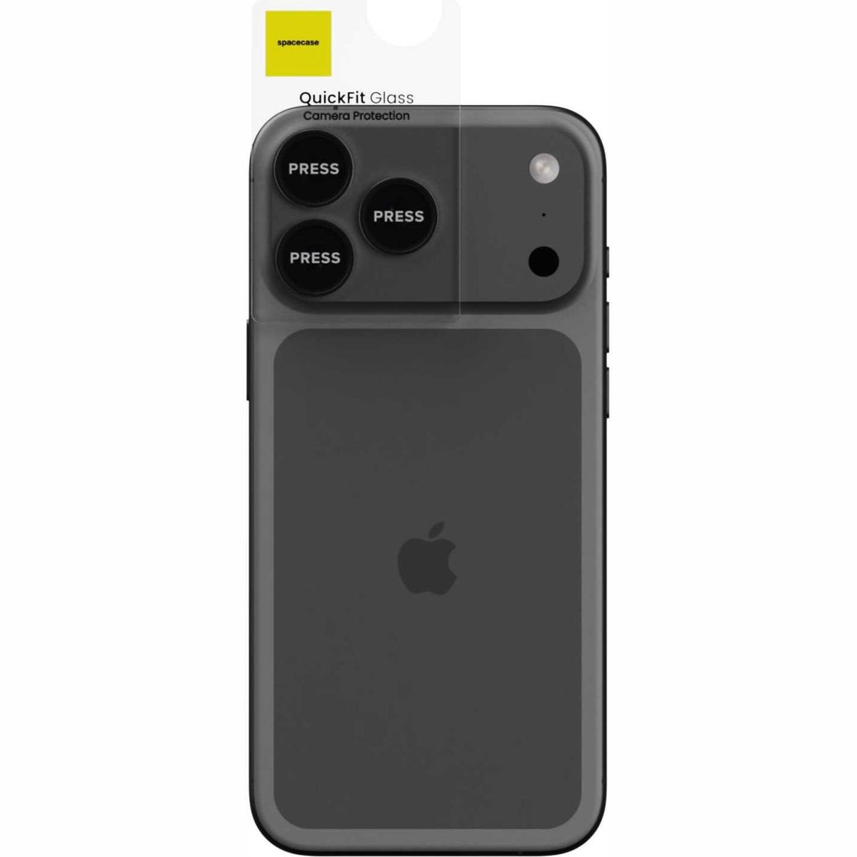 Tempered Glass iPhone 17 Pro / 17 Pro Max Spacecase QuickFit Camera Glass Αντιχαρακτικό Γυαλί Προστασίας για Φακό Κάμερας 2 Τ