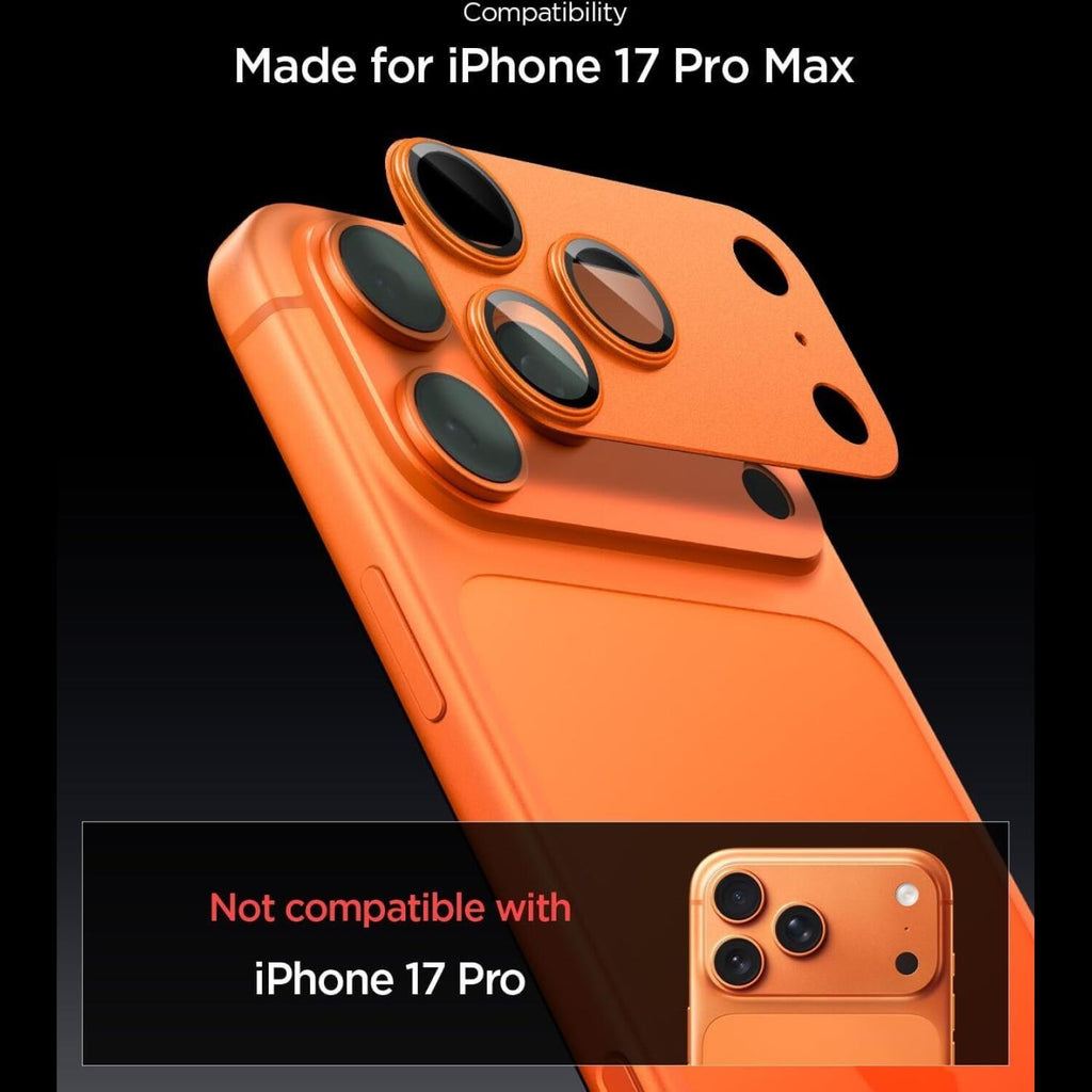 Tempered Glass iPhone 17 Pro Max Spigen GLAS.tR EZ Fit OPTIK Pro XL Camera Lens Protector Αντιχαρακτικό Γυαλί Προστασίας για 