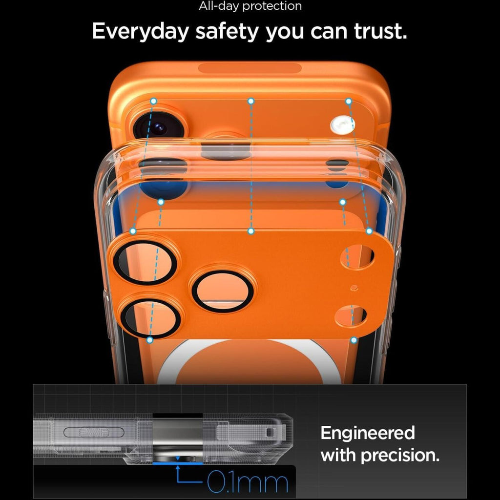 Tempered Glass iPhone 17 Pro Max Spigen GLAS.tR EZ Fit OPTIK Pro XL Camera Lens Protector Αντιχαρακτικό Γυαλί Προστασίας για 