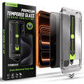 Tempered Glass iPhone 17 Pro Max Techsuit Privacy TitanGlass Full Cover Full Face Αντιχαρακτικό Γυαλί Προστασίας Απορρήτου Οθ