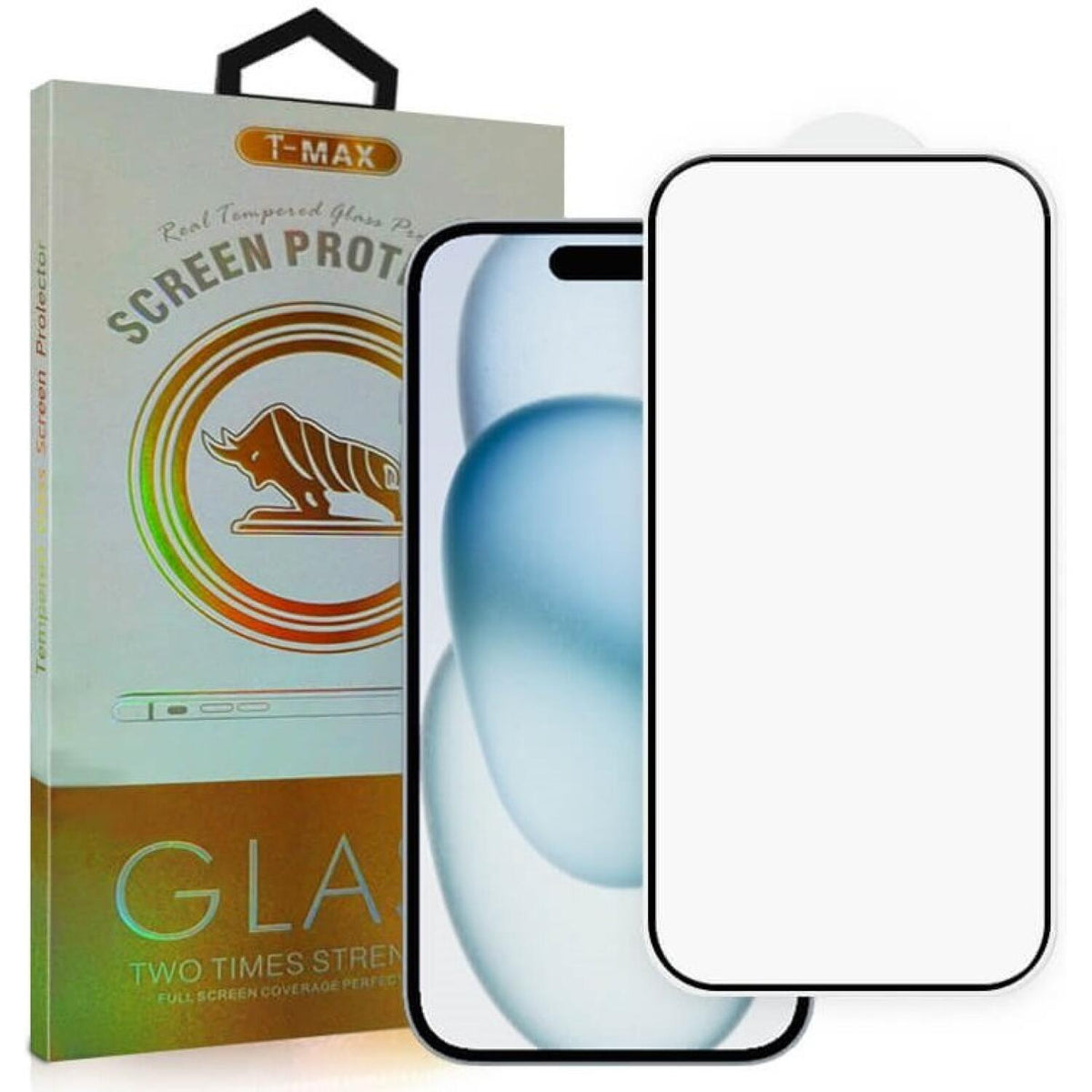 Tempered Glass iPhone 17 Pro T-Max Premium Full Glue Αντιχαρακτικό Γυαλί Προστασίας Οθόνης - Black (5206015084119)
