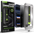 Tempered Glass iPhone 17 Pro Techsuit Privacy TitanGlass Full Cover Full Face Αντιχαρακτικό Γυαλί Προστασίας Απορρήτου Οθόνης