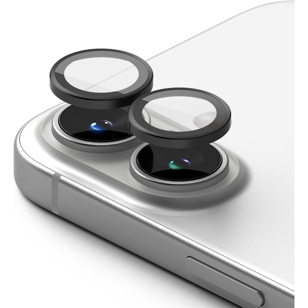 Tempered Glass iPhone 17 Spacecase QuickFit Camera Glass Αντιχαρακτικό Γυαλί Προστασίας για Φακό Κάμερας 2 Τεμάχια - Black (5