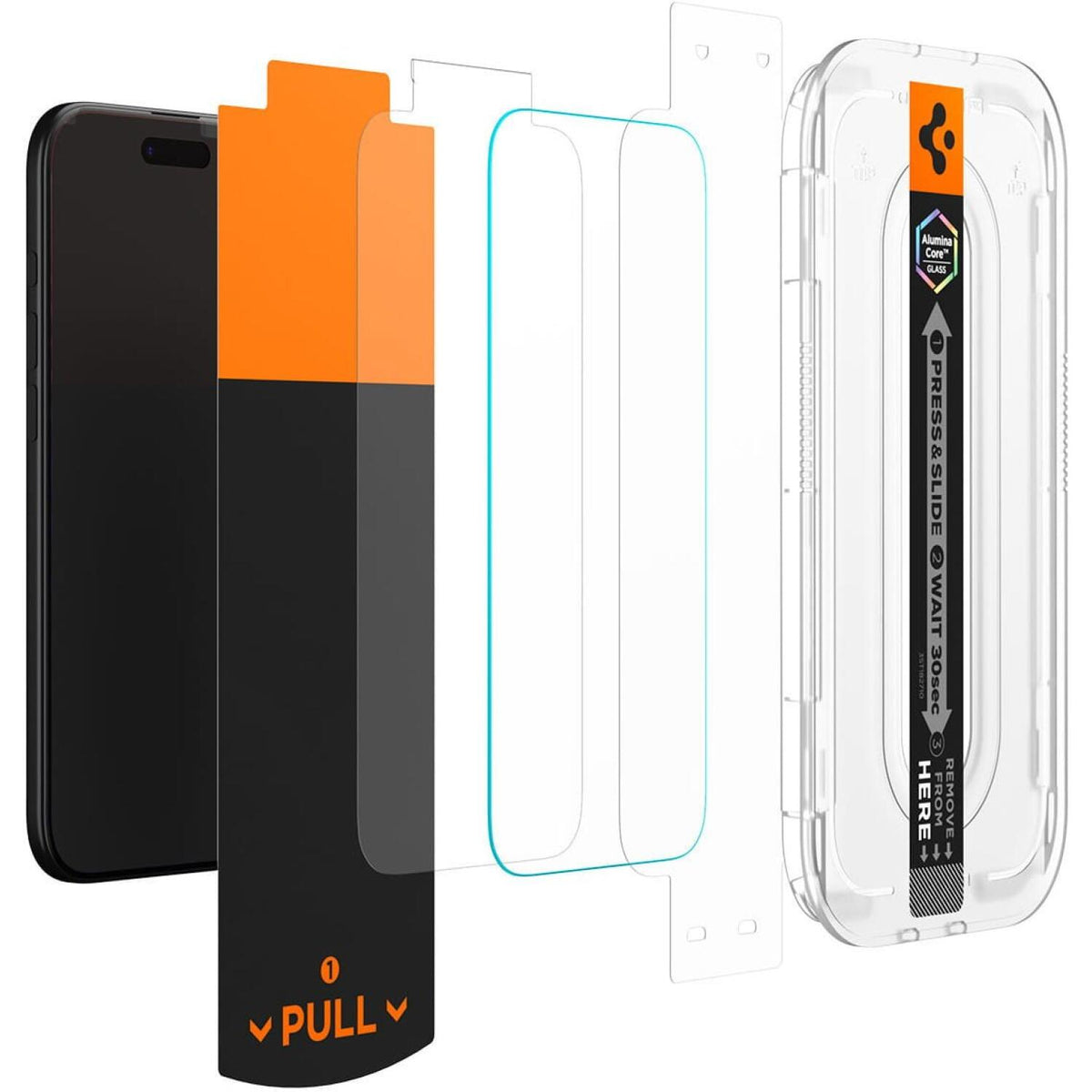 Tempered Glass iPhone Air Spigen GLAS.tR EZ Fit Pro HD Αντιχαρακτικό Γυαλί Προστασίας Οθόνης - Clear (AGL09870)