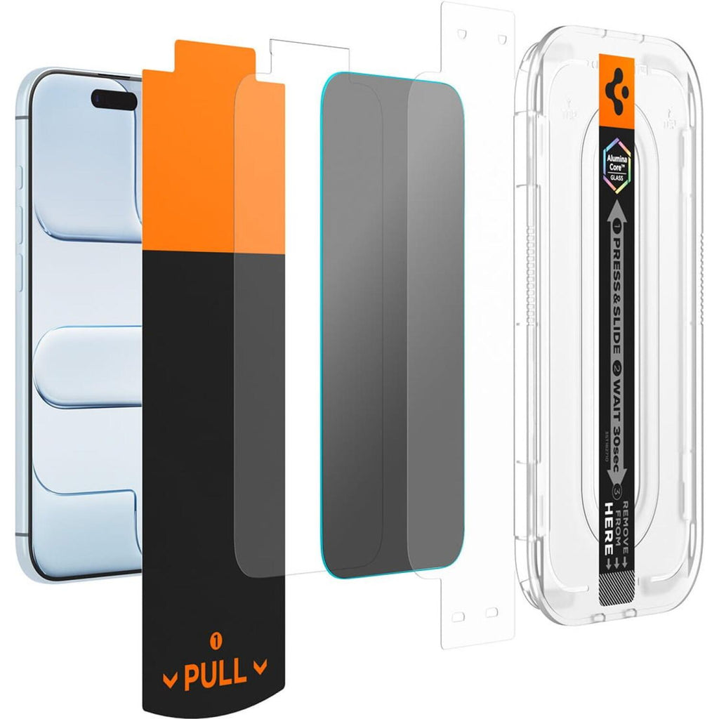 Tempered Glass iPhone Air Spigen GLAS.tR EZ Fit Pro HD Privacy Αντιχαρακτικό Γυαλί Προστασίας Απορρήτου Οθόνης (AGL09871)