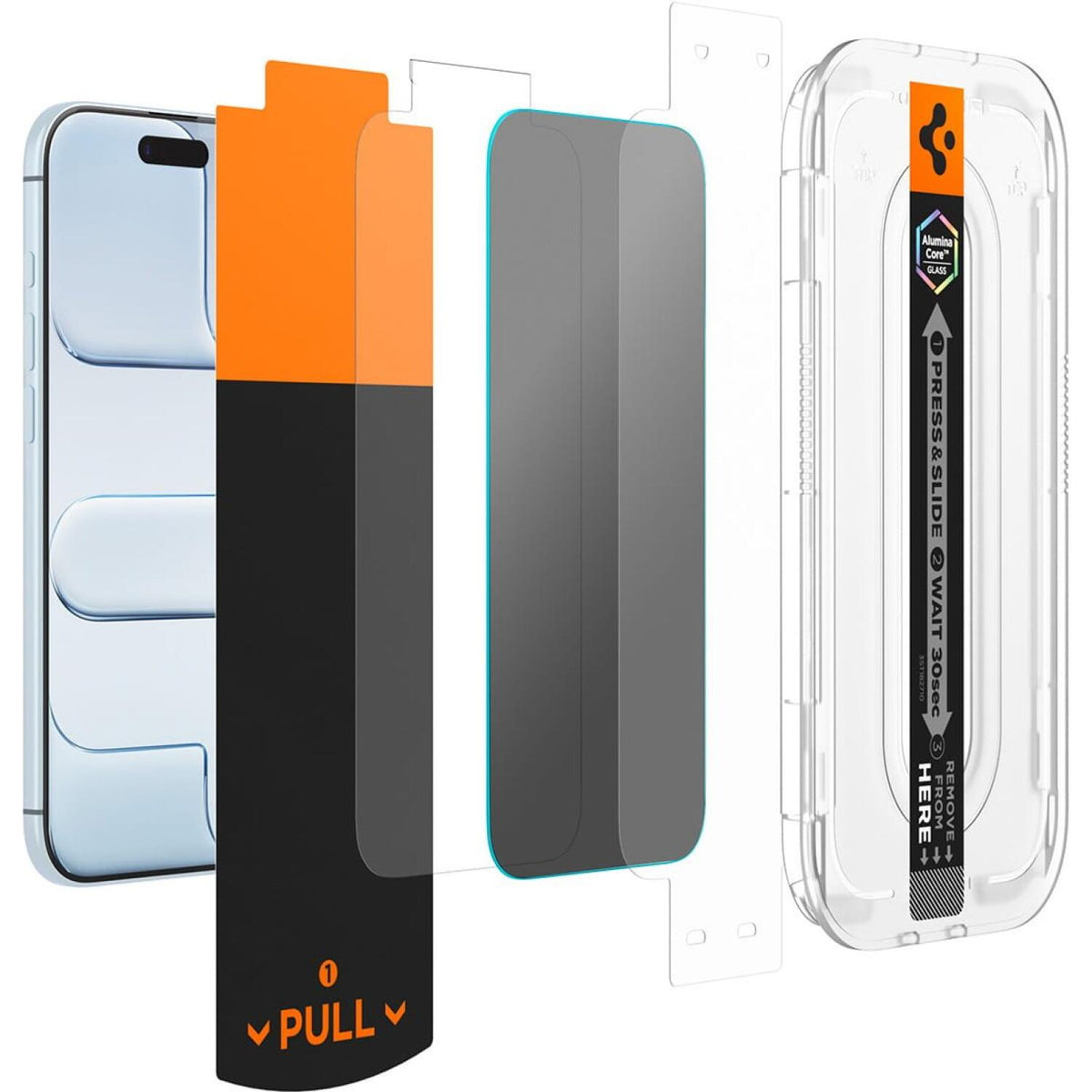 Tempered Glass iPhone Air Spigen GLAS.tR EZ Fit Pro HD Privacy Αντιχαρακτικό Γυαλί Προστασίας Απορρήτου Οθόνης (AGL09871)