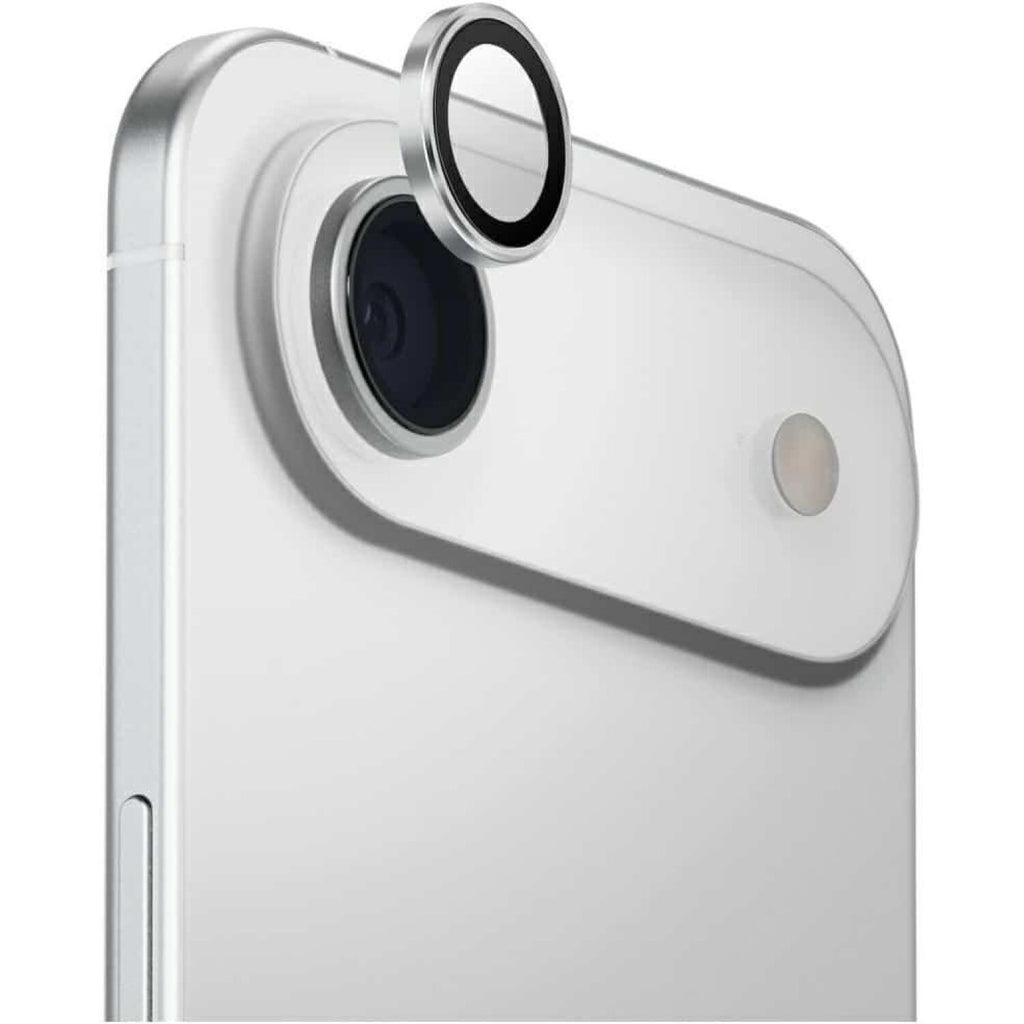 Tempered Glass iPhone Air Uniq Optix AluGuard Αντιχαρακτικό Γυαλί Προστασίας με Αλουμίνιο για Φακό Κάμερας - Starlight Silver