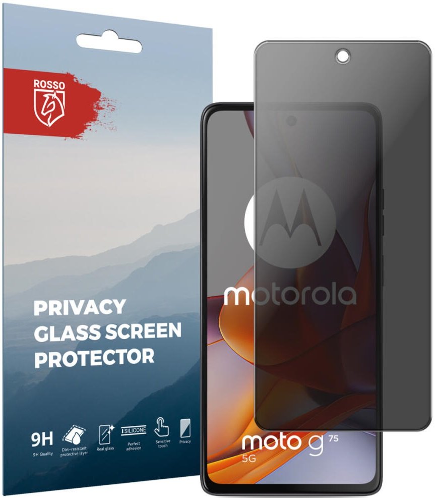 Tempered Glass Motorola Moto G75 Rosso Privacy Αντιχαρακτικό Γυαλί Προστασίας Απορρήτου Οθόνης (8719246467554)
