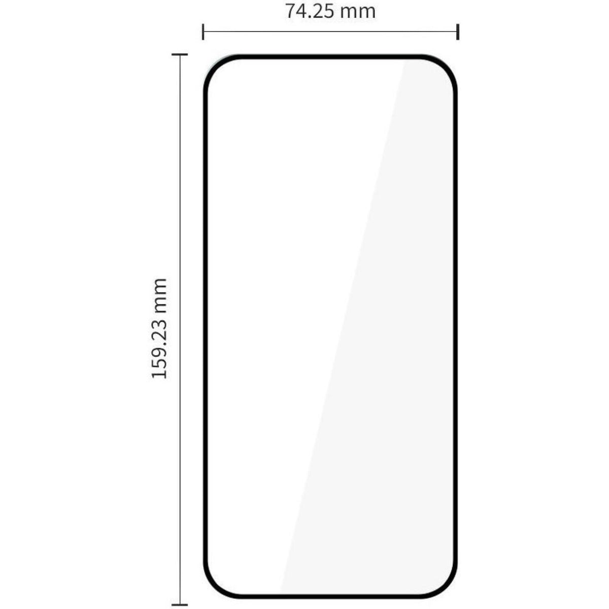 Tempered Glass Motorola Moto G87 / G77 / G67 Tech-Protect Glass Fit+ Full Face Αντιχαρακτικό Γυαλί Προστασίας Οθόνης 2 Τεμάχι