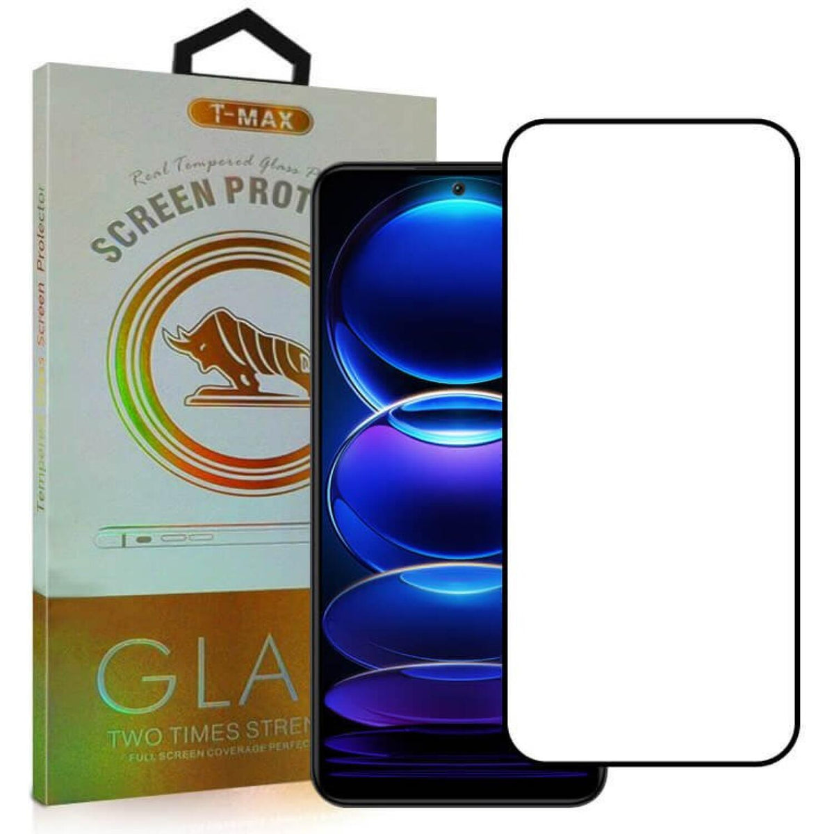 Tempered Glass OnePlus 13R T-Max Premium Full Glue Αντιχαρακτικό Γυαλί Προστασίας Οθόνης - Black (5206015081743)