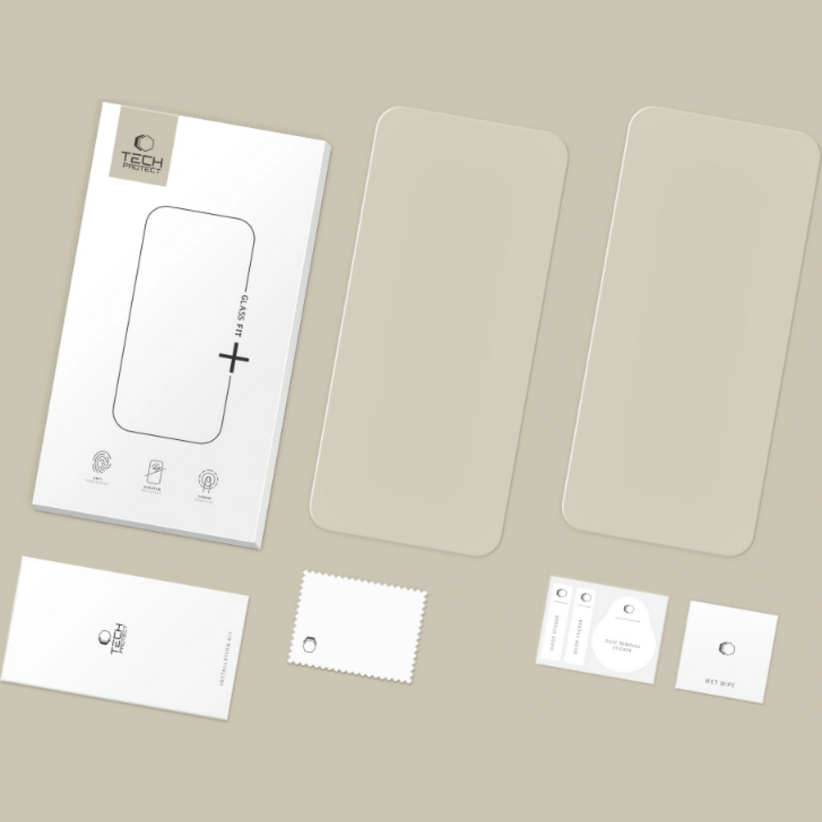 Tempered Glass OnePlus 15 Tech-Protect Glass Fit+ Αντιχαρακτικό Γυαλί Προστασίας Οθόνης 2 Τεμάχια - Clear (5906302332748)