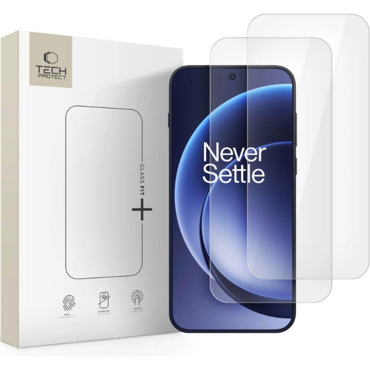 Tempered Glass OnePlus 15 Tech-Protect Glass Fit+ Αντιχαρακτικό Γυαλί Προστασίας Οθόνης 2 Τεμάχια - Clear (5906302332748)