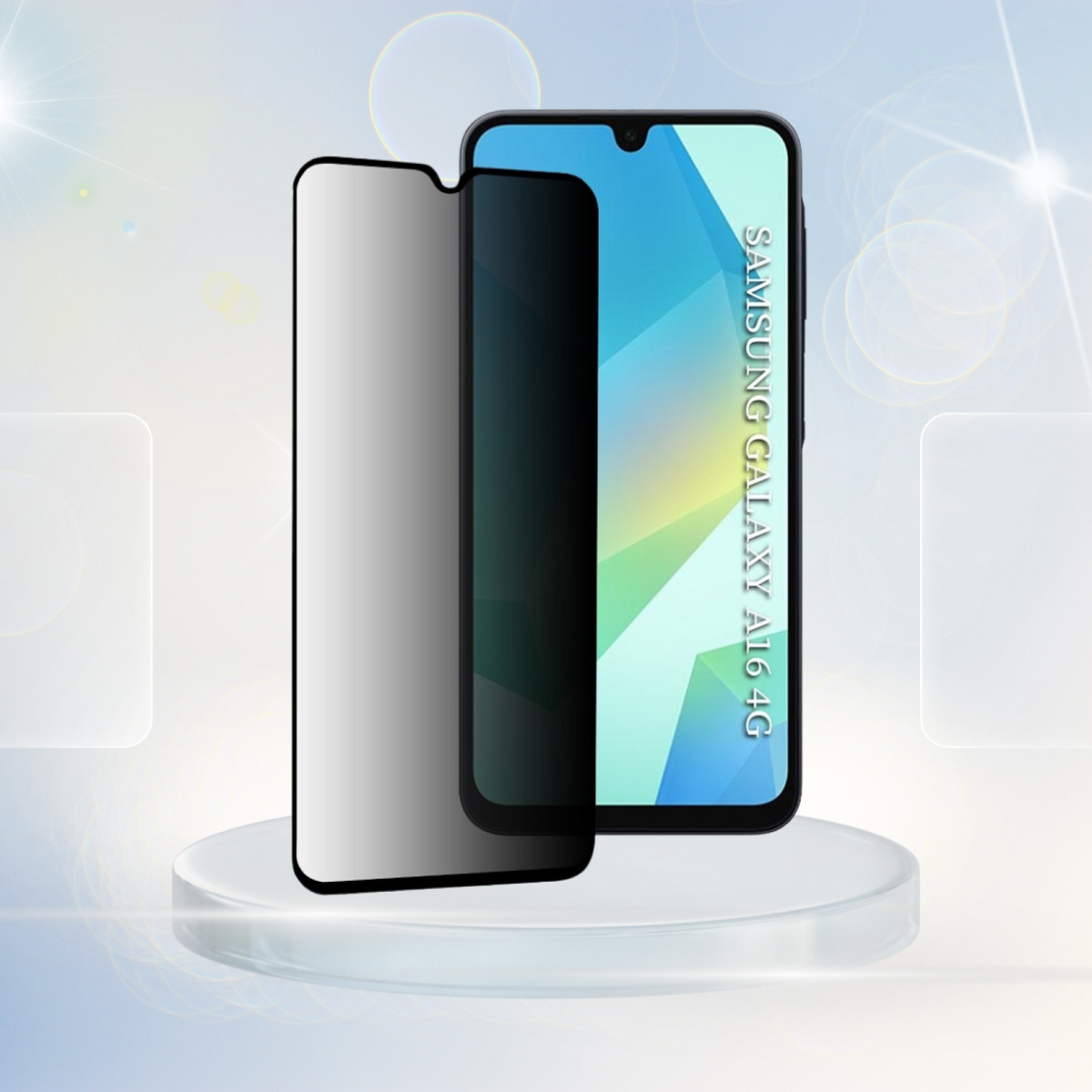 Tempered Glass Samsung Galaxy A17 / A16 Techsuit 111D Privacy Full Glue Full Face Αντιχαρακτικό Γυαλί Προστασίας Απορρήτου Οθ