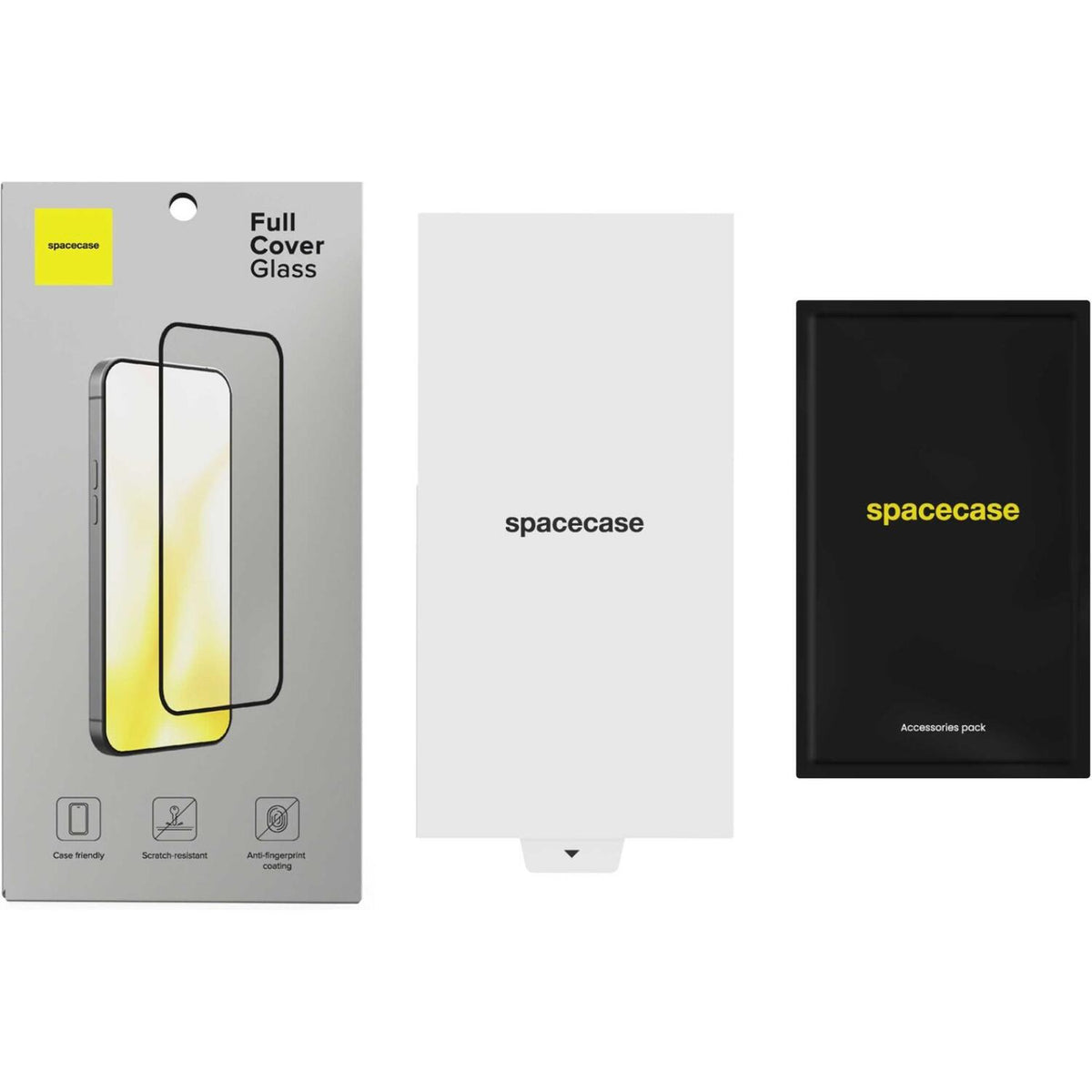 Tempered Glass Samsung Galaxy A17 Spacecase Full Cover Glass Full Face Αντιχαρακτικό Γυαλί Προστασίας Οθόνης - Black (5905719