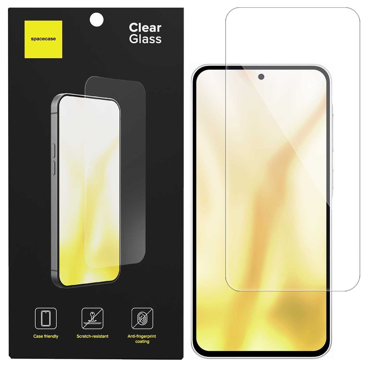 Tempered Glass Samsung Galaxy A36 Spacecase Clear Glass Αντιχαρακτικό Γυαλί Προστασίας Οθόνης - Clear (5905719117221)