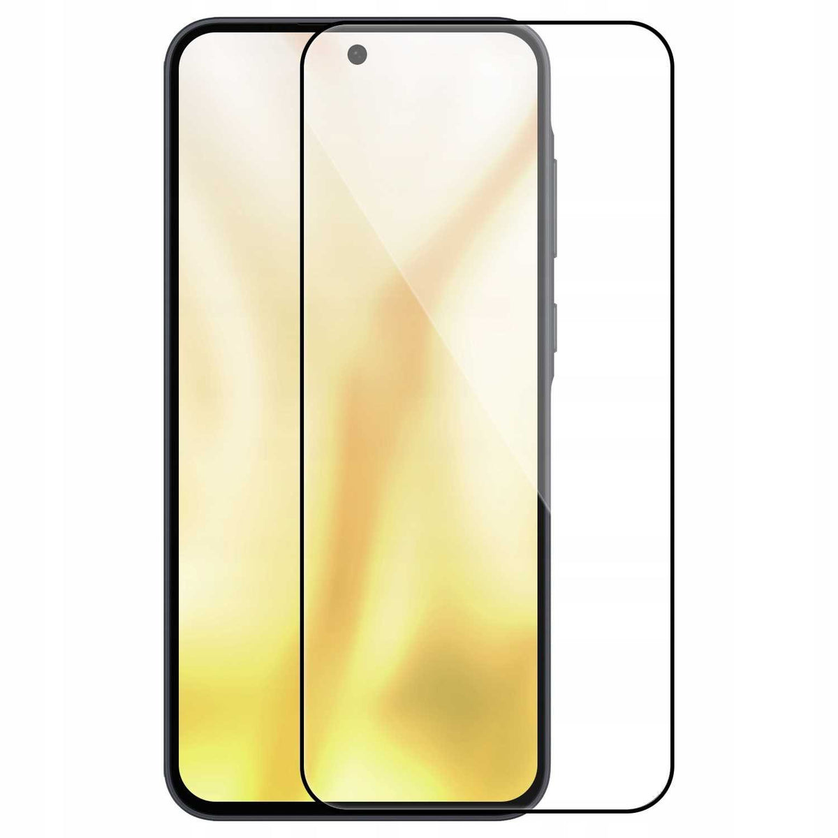 Tempered Glass Samsung Galaxy A36 Spacecase Full Cover Glass Full Face Αντιχαρακτικό Γυαλί Προστασίας Οθόνης - Black (5905719