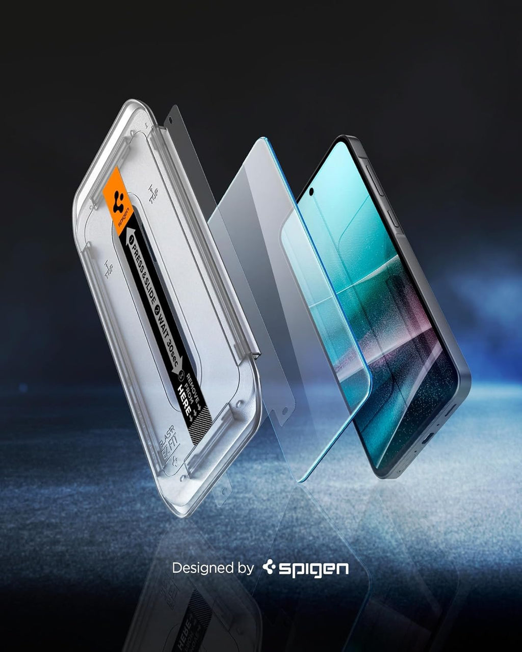 Tempered Glass Samsung Galaxy A36 Spigen GLAS.tR EZ Fit Αντιχαρακτικό Γυαλί Προστασίας Οθόνης 2 Τεμάχια - Clear (AGL09202)