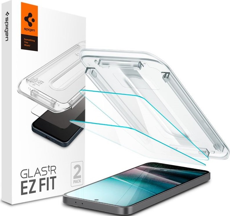 Tempered Glass Samsung Galaxy A36 Spigen GLAS.tR EZ Fit Αντιχαρακτικό Γυαλί Προστασίας Οθόνης 2 Τεμάχια - Clear (AGL09202)