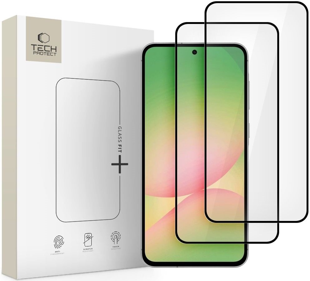 Tempered Glass Samsung Galaxy A56 / A36 Tech-Protect Glass Fit+ Full Face Αντιχαρακτικό Γυαλί Προστασίας Οθόνης 2 Τεμάχια - B