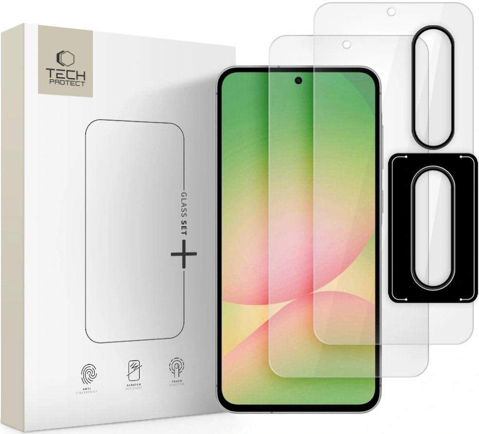 Tempered Glass Samsung Galaxy A56 / A36 Tech-Protect Glass Set+ με 2 x Αντιχαρακτικά Γυαλιά Προστασίας Οθόνης και 1 x Κάμερας