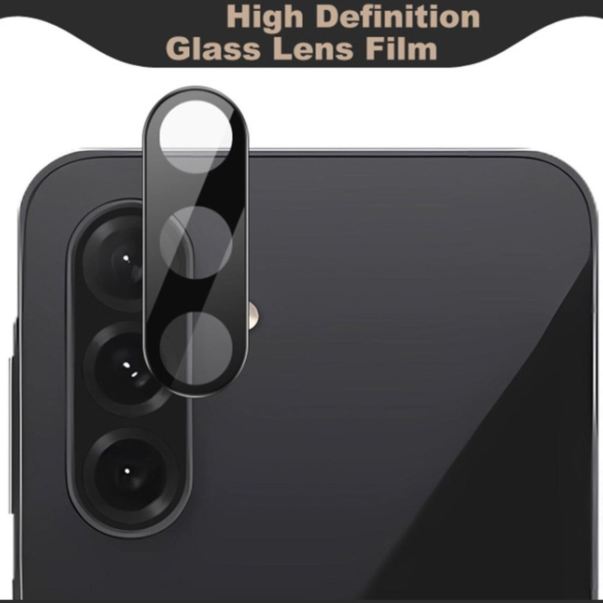 Tempered Glass Samsung Galaxy A57 Techsuit Full Camera Αντιχαρακτικό Γυαλί Προστασίας για Φακό Κάμερας - Black (5949419359031