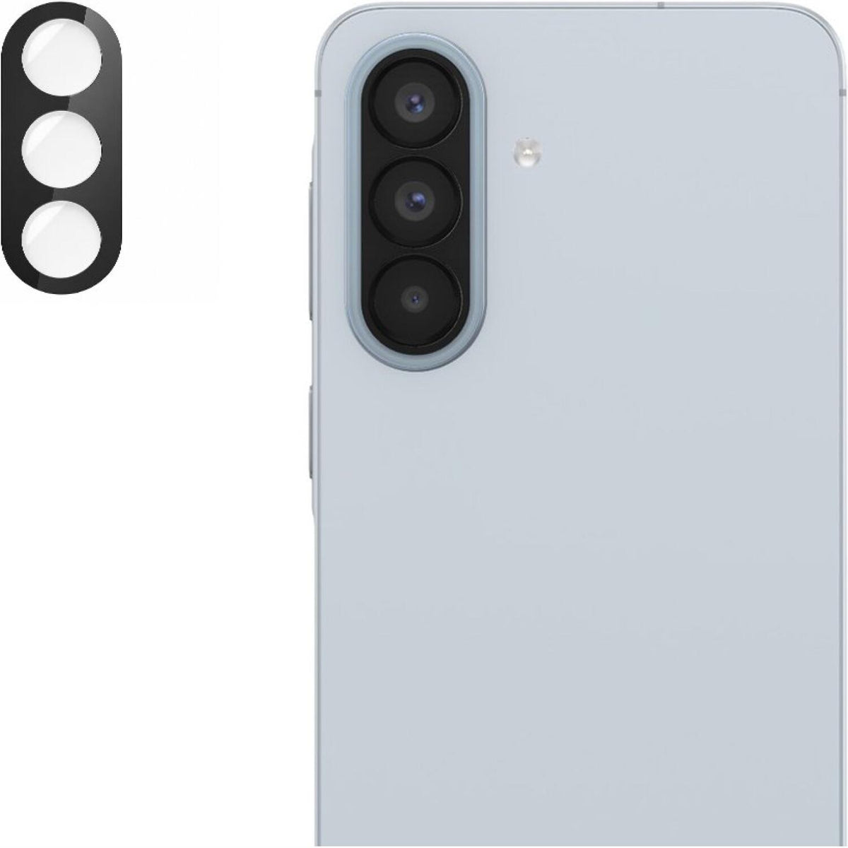 Tempered Glass Samsung Galaxy A57 Techsuit Full Camera Αντιχαρακτικό Γυαλί Προστασίας για Φακό Κάμερας - Black (5949419359031