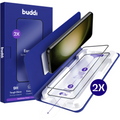 Tempered Glass Samsung Galaxy S23 / S22 Buddi Easy Fit Full Face Αντιχαρακτικό Γυαλί Προστασίας Οθόνης 2 Τεμάχια - Black (871