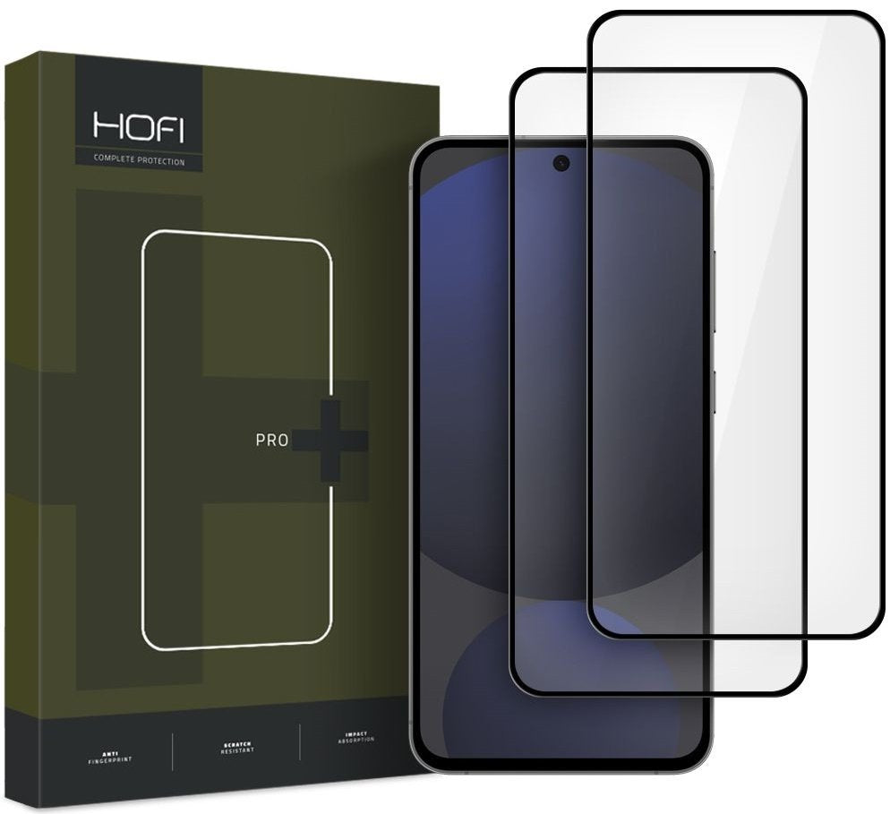 Tempered Glass Samsung Galaxy S24 FE Hofi Premium Pro+ Αντιχαρακτικό Γυαλί Προστασίας FullFace Οθόνης 2 Τεμάχια - Black (5906
