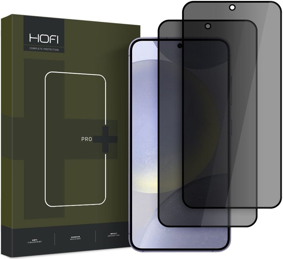 Tempered Glass Samsung Galaxy S25 Hofi Anti Spy Pro+ Privacy Full Face Αντιχαρακτικό Γυαλί Προστασίας Απορρήτου Οθόνης 2 Τεμά