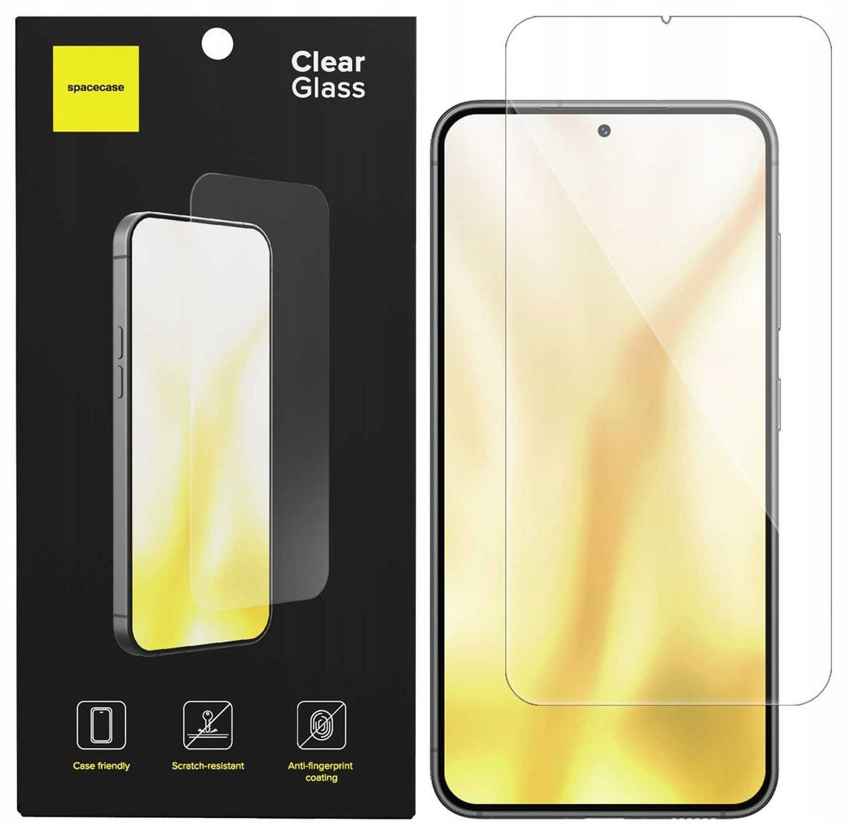 Tempered Glass Samsung Galaxy S25 Plus / S24 Plus Spacecase Clear Glass Αντιχαρακτικό Γυαλί Προστασίας Οθόνης - Clear (590571