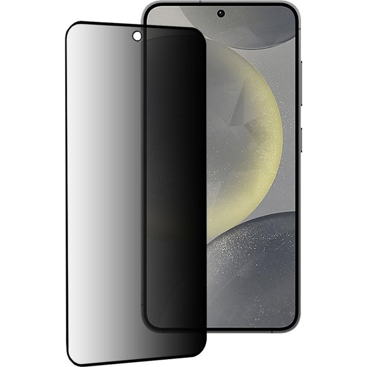 Tempered Glass Samsung Galaxy S25 / S24 Techsuit 111D Privacy Full Glue Full Face Αντιχαρακτικό Γυαλί Προστασίας Απορρήτου Οθ
